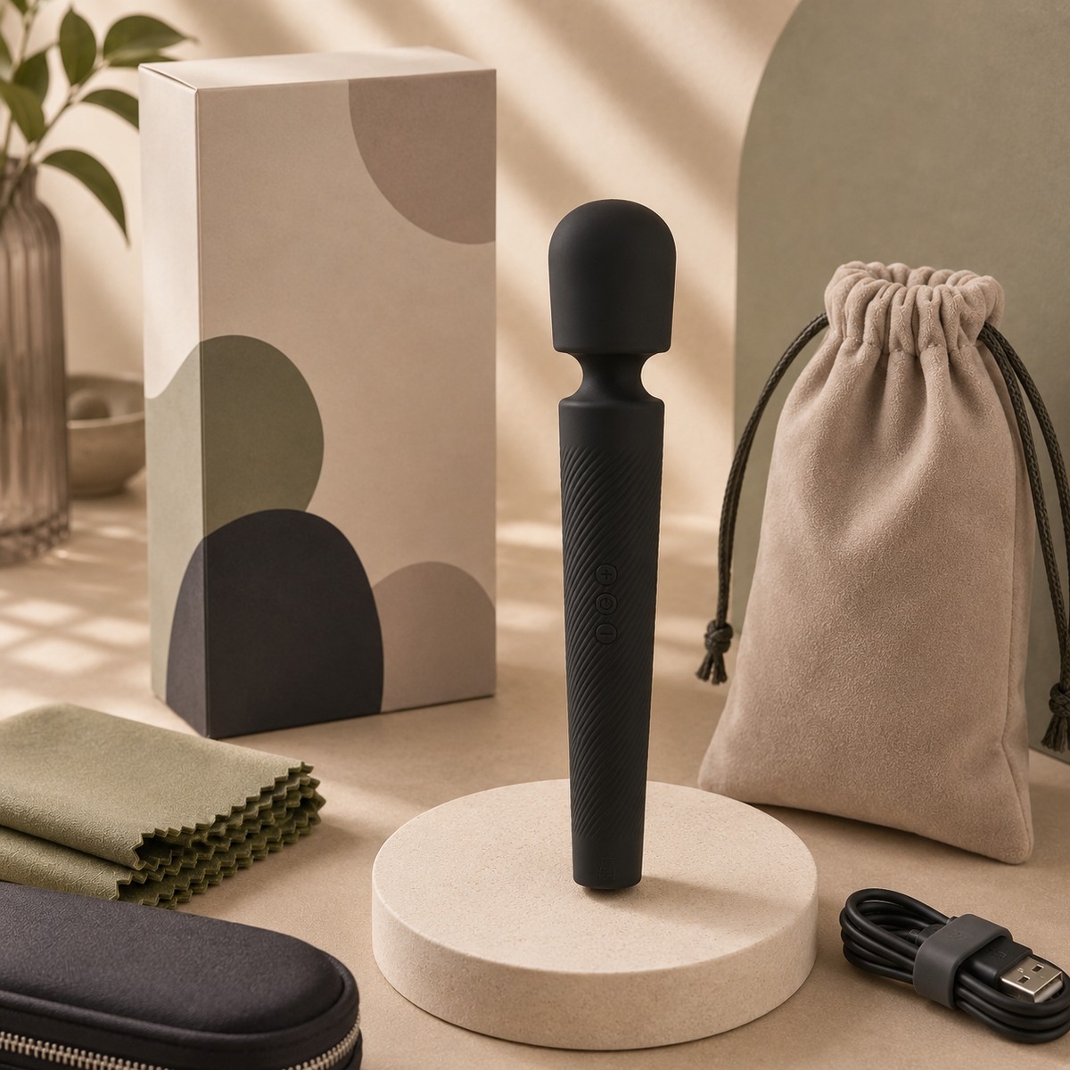 We Wand Large Rechargeable Wand Massager warm premium ecommerce product photo