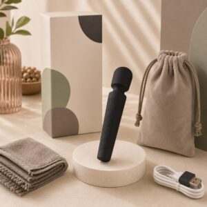 We Wand Medium Rechargeable Wand Massager warm premium ecommerce product photo