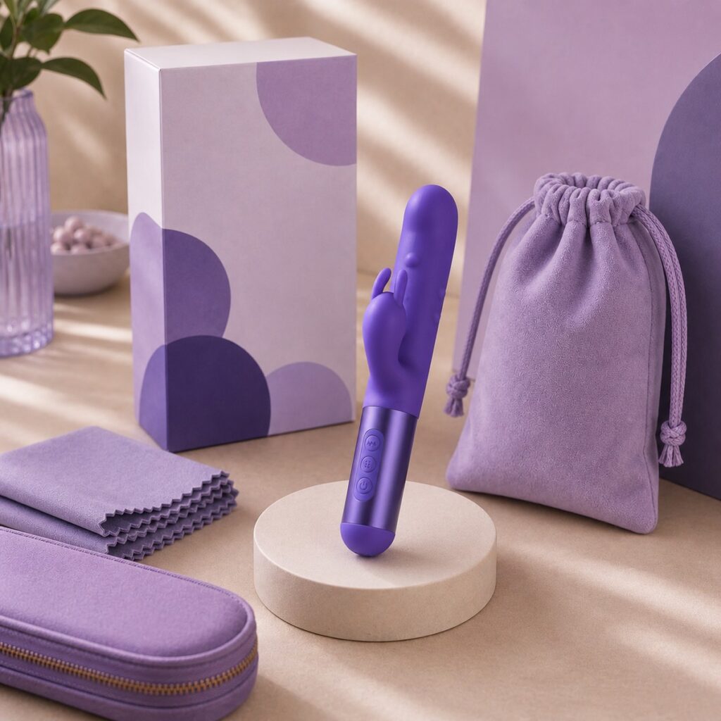 We Wand Aluminum Sliding Bead Rechargeable Vibrator warm premium ecommerce product photo