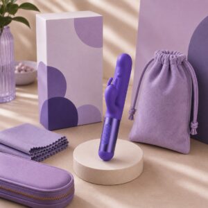 We Wand Aluminum Sliding Bead Rechargeable Vibrator warm premium ecommerce product photo