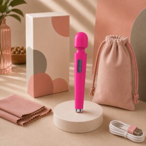 We Wand Extra Large Rechargeable Wand with Indicator Light warm premium ecommerce product photo