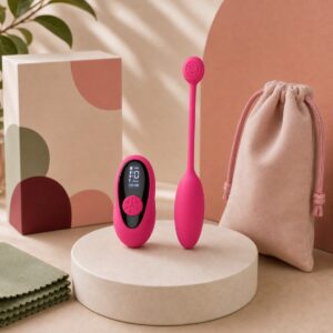 We Wand LCD Remote Control Bullet Vibrator warm premium ecommerce product photo